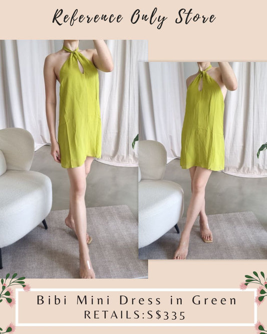 Readystock! Ref Bibi Mini dress in green