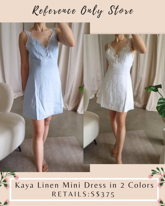 Ref Kaya Linen mini dress