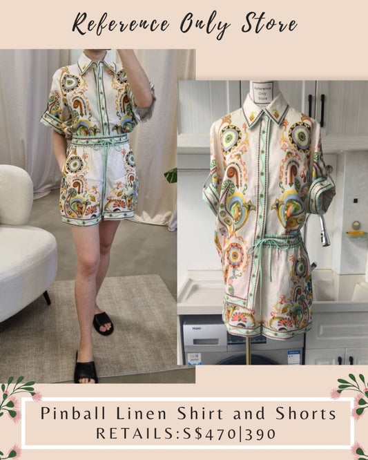 AM Pinball Linen Shirt | Shorts