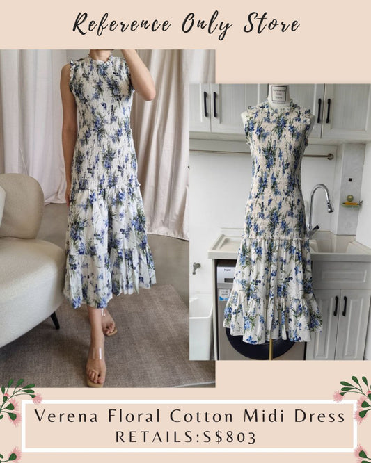 VB Verena Cotton floral midi dress