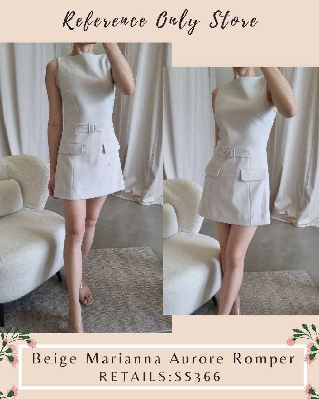 LA Beige Marianna Aurora romper