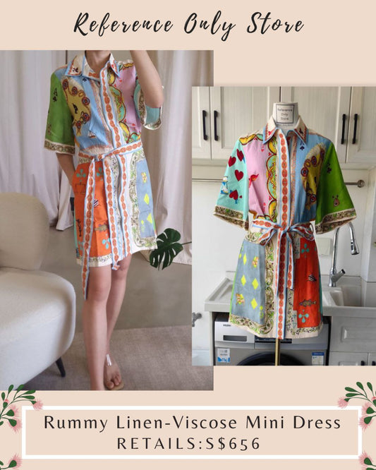 AM Rummy Linen viscose mini dress