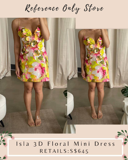 ACL Isla 3D Floral mini dress