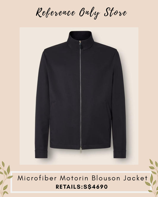 ZN Men’s Microfibre motorin blouson jacket