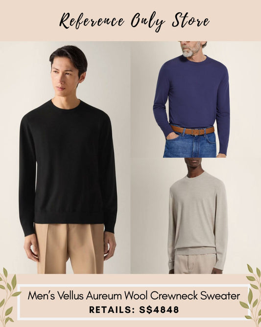 ZN Men’s vellus aureum wool crewneck sweater