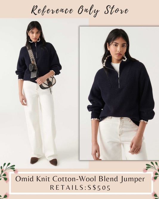 BSH Omid Knit Cotton Wool Blend Jumper