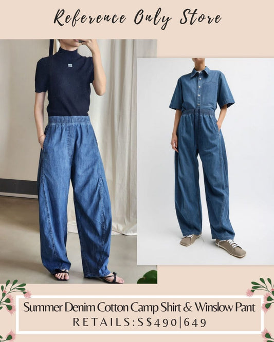 TB Summer denim cotton winslow pant
