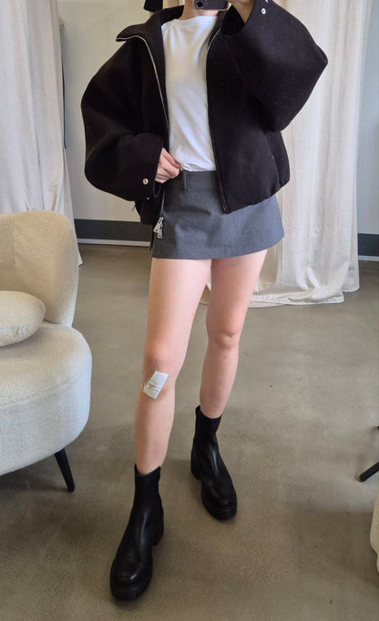 HL Sloane wool blend bomber jacket