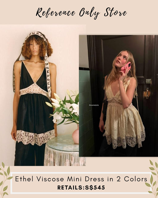SE Ethel viscose mini dress