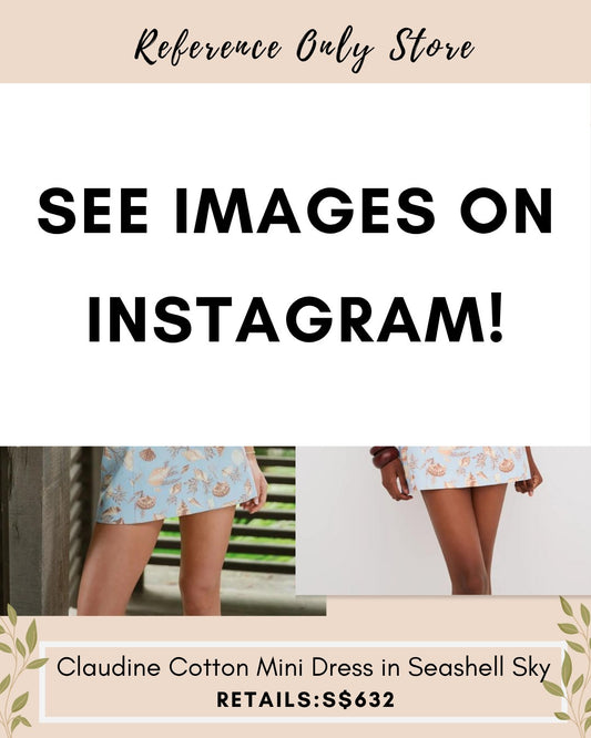 Cc Claudine cotton mini dress seashell