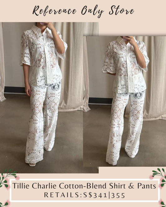 ML Tillie Charlie Cotton Blend Shirt and pants
