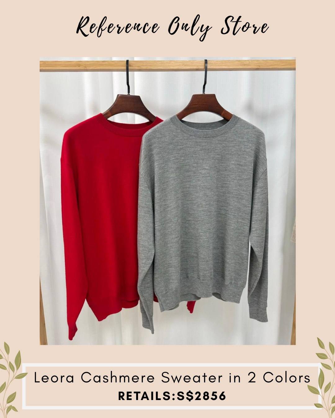 TR Leora Cashmere sweater in 2 colors