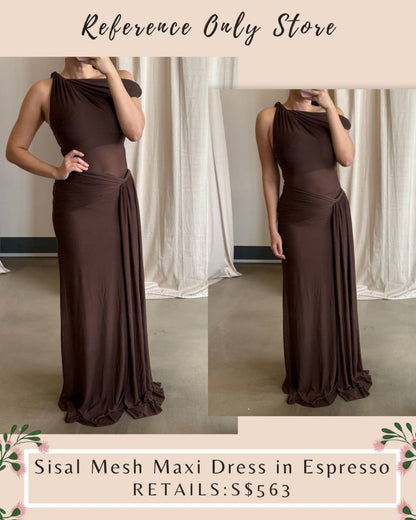 New colors! MS sisal mesh maxi dress in pink and lilac