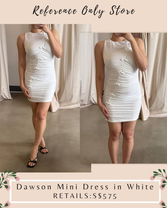 SL Dawson mini dress in white