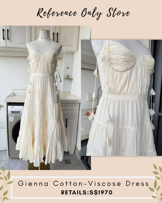 ALX Gienna cotton viscose midi dress