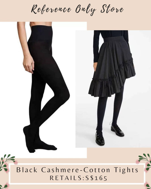 IM Black Cashmere cotton tights