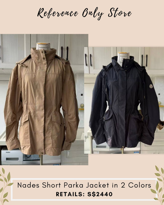 MC Nades short parka jacket in 2 colors