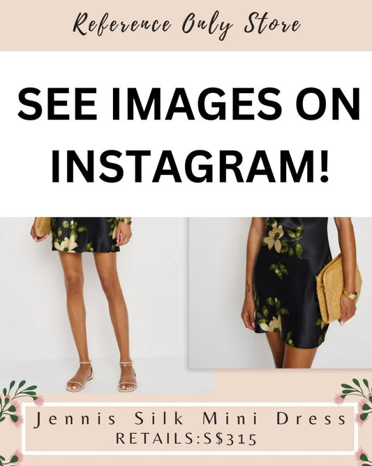 Ref Jennis silk mini dress