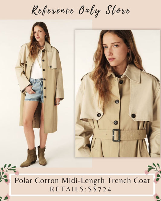 BSH Polar cotton midi length trench