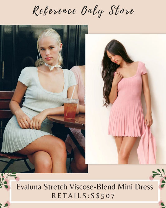 LSF Evaluna stretch viscose blend mini dress
