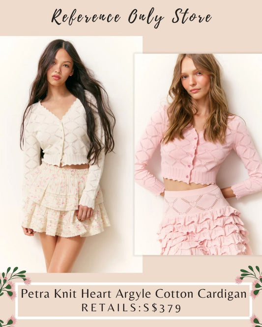 Lsf Petra cardigan Pointelle top