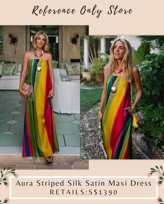 New color! CE Aura silk Maxi dress