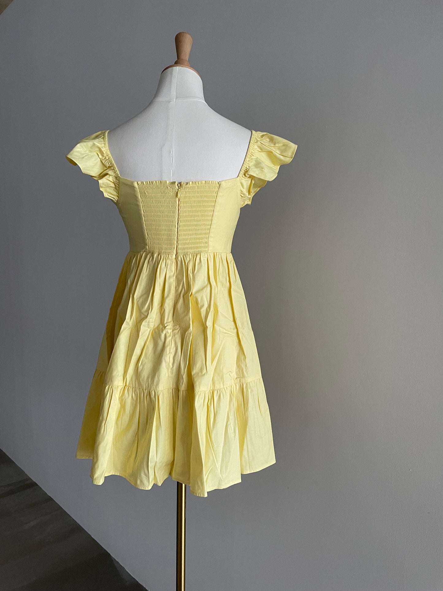 Readystock! Ref Jeune Mini Yellow Dress