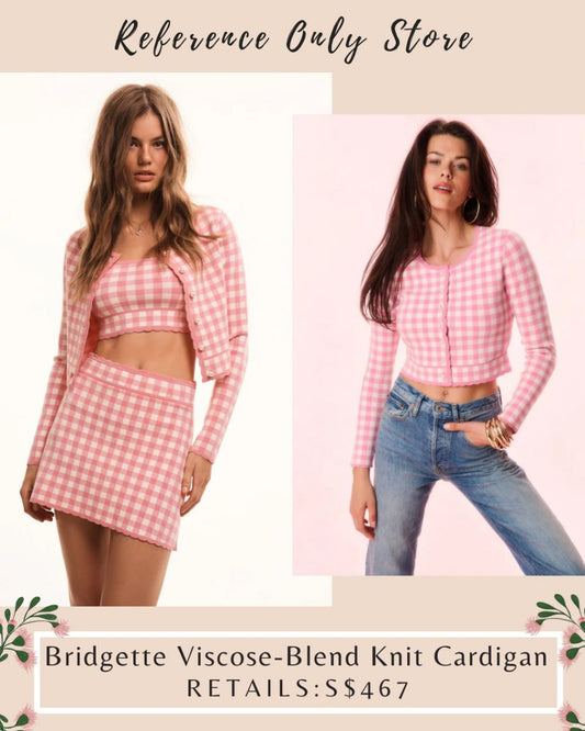 Bridgette viscose blend knit cardigan