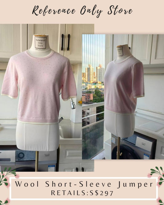 MJ Wool short sleeve jumper