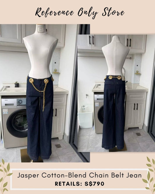 AO Jasper Cotton blend chain belt Jean