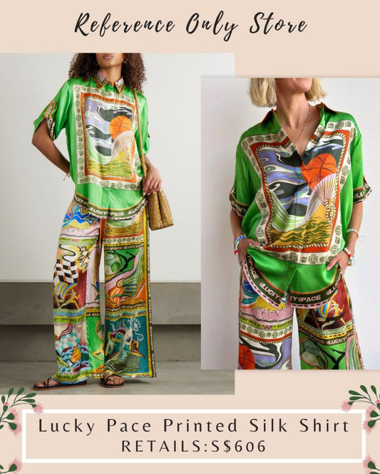 AM Lucky pace silk shirt