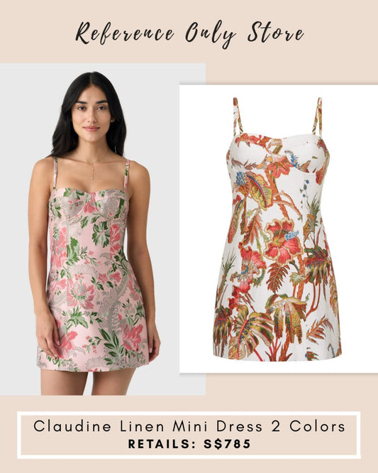 Cc Claudine linen mini dress