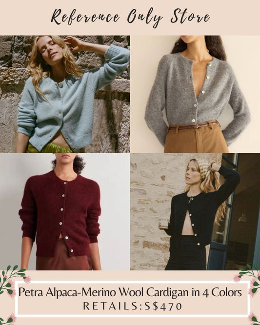 DN Petra Alpaca merino wool cardigan