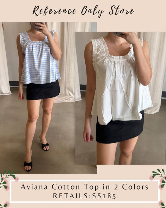 Ref Aviana cotton top in 2 colors