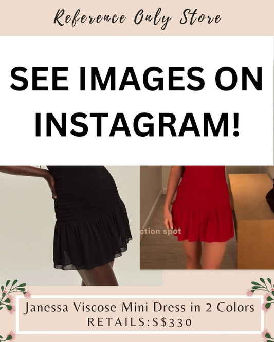 Ref Janessa Red Mini Dress