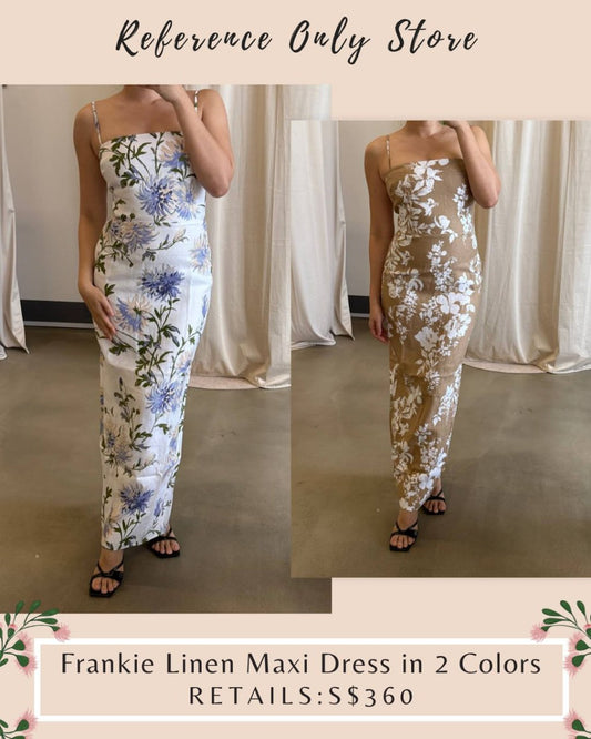 Ref Frankie Linen midi dress