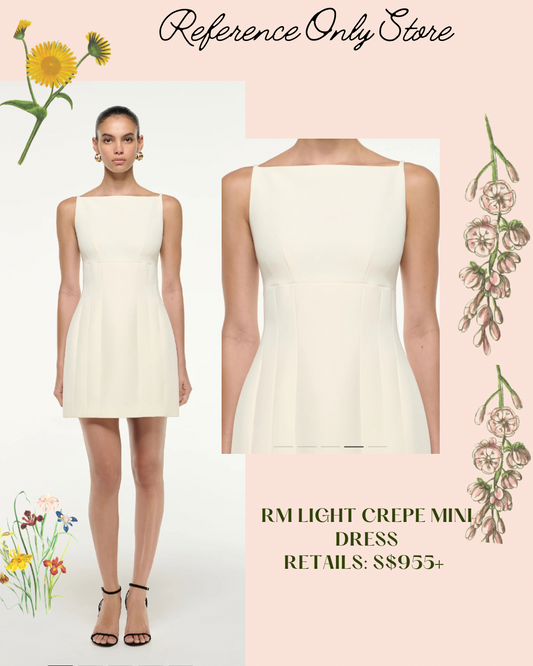 RM Light crepe mini dress
