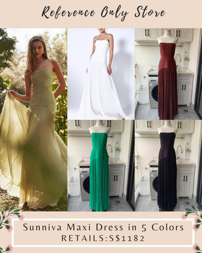 New colors! ALX Sunniva maxi dress in 5 colors