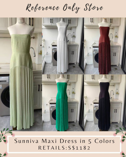 New colors! ALX Sunniva maxi dress in 5 colors