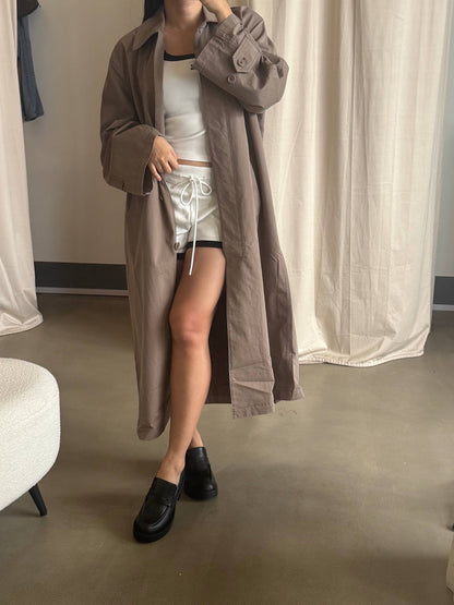 TR Rocco Coat in cotton and cashmere