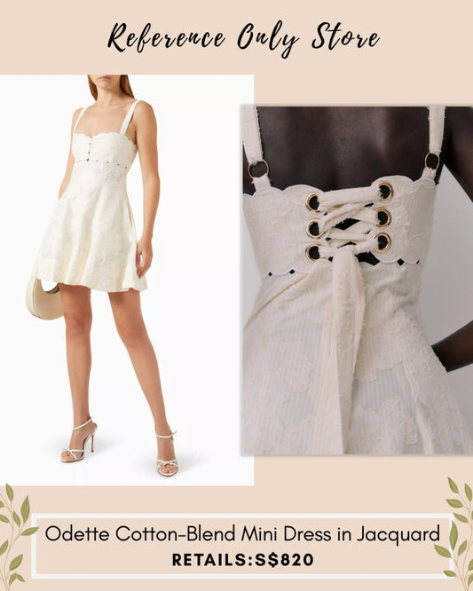 CLE odette Cotton blend mini dress
