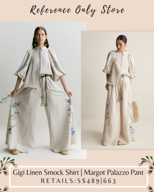 JOS Gigi linen smock shirt | Margot pant