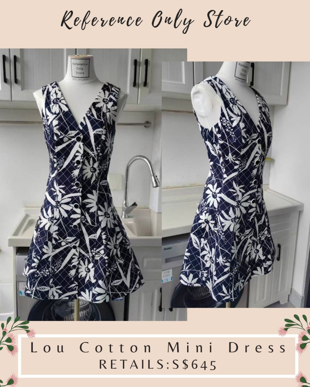 VB Lou cotton mini dress