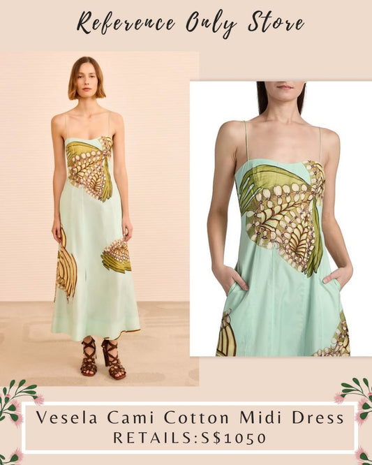 UJ Vesela cami midi dress