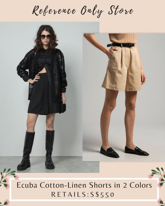 MM Ecuba Cotton Linen Shorts in 2 Colors