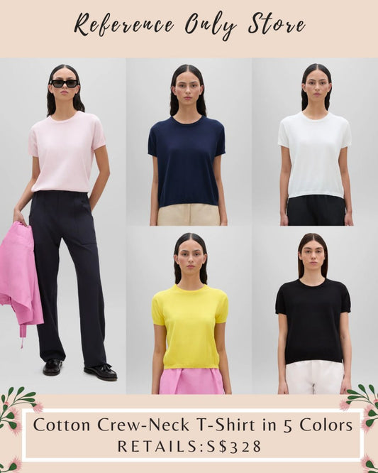 ASP Cotton crew neck t shirt