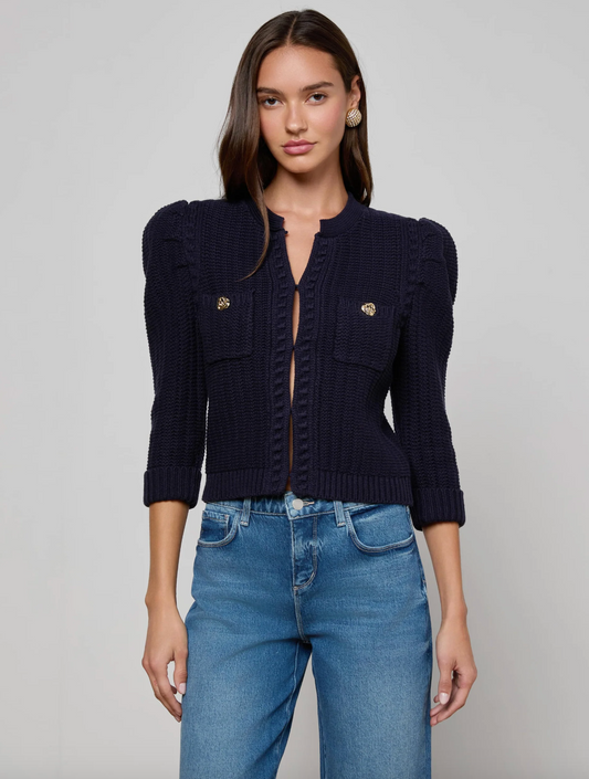 LG Delli cropped cardigan