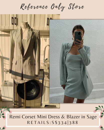 SB Remi Corset Mini Dress & Blazer