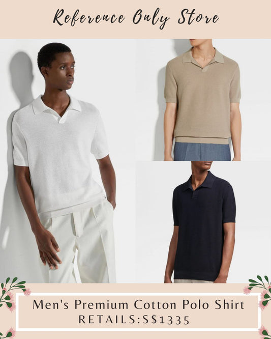 ZN Men's premium cotton polo shirt