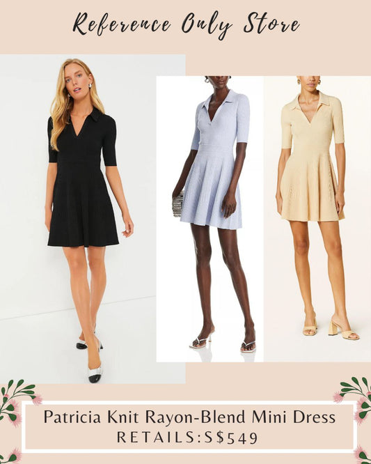 JS Patricia Knit Rayon Blend Mini Dress